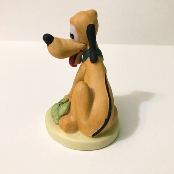 Vintage Walt Disney Gift Ware Pluto with Crab  Figurine Taiwan - Picture 4 of 14
